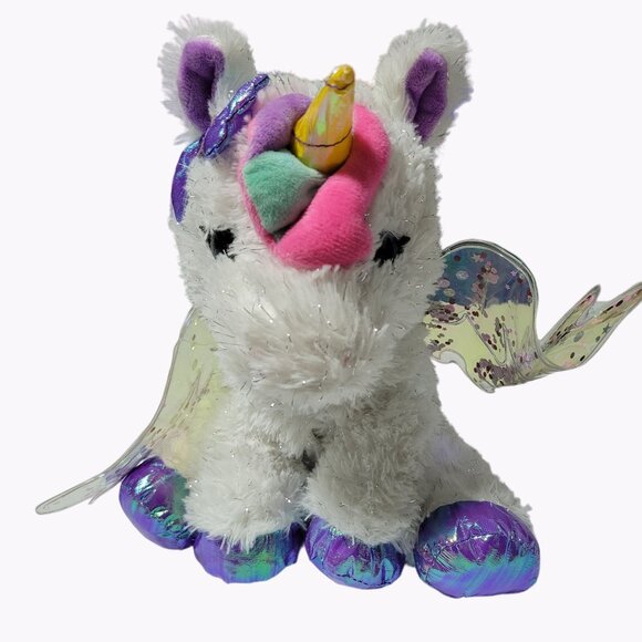 Barbie Dreamtopia Kiss Care Unicorn 10 inch Plush Pegasus Stuffed Animal Toy - Picture 1 of 7